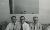 [Photograph of Sender, Ben, and unidentified man]