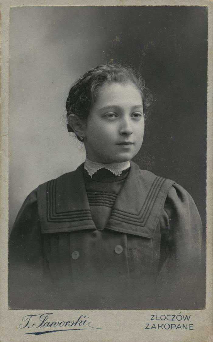 [Photograph of unidentified young girl]