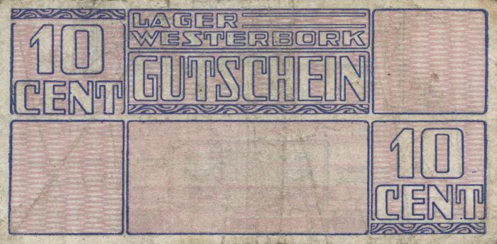 10-cent coupon from Westerbork 
