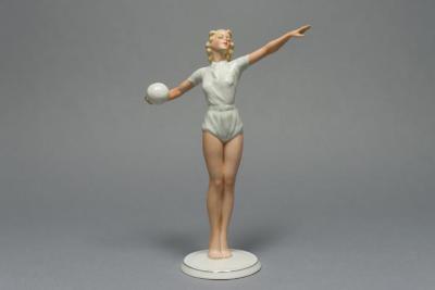 Porcelain figurine of Aryan woman