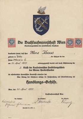 [Guild Certificate - Hans Kraus]
