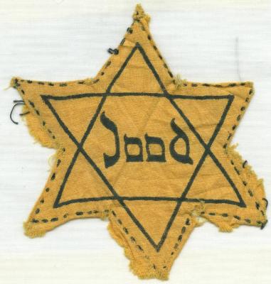 Star of David badge from the Netherlands