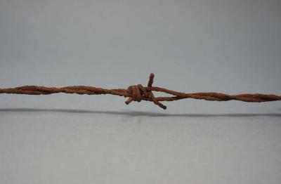 Barbed wire from Oskar Schindler's factory in Brünnlitz 